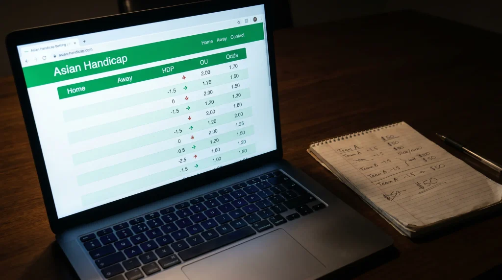 Asian corner handicap market showing tighter margins than standard corners total betting