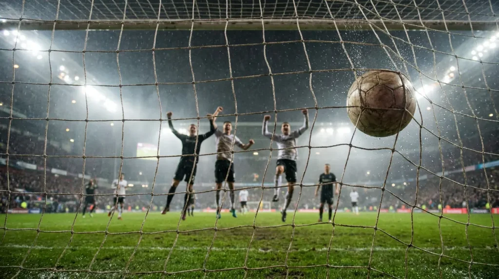 Over 2.5 goals tips research with scoring data charts on an analyst desk